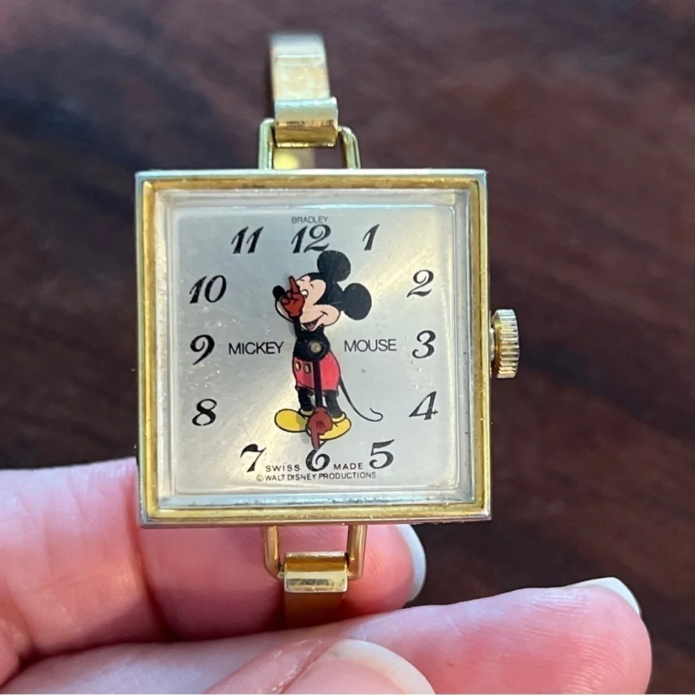 Bradley Mickey Mouse watch bangle